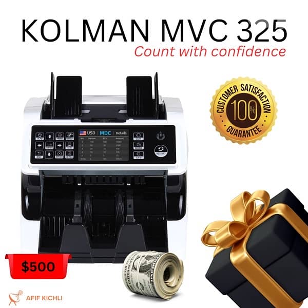 Kolman Money Counter USD-EURO-LBP-GBP 1