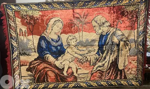 سجادة حائطية عجمي قديم