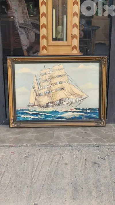 لوحة رسم زيتي اوروبية