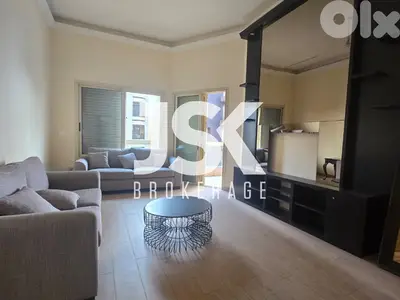 L19804 -Furnished 3 Bedroom Apartment with Sea View For Rent in Rawche