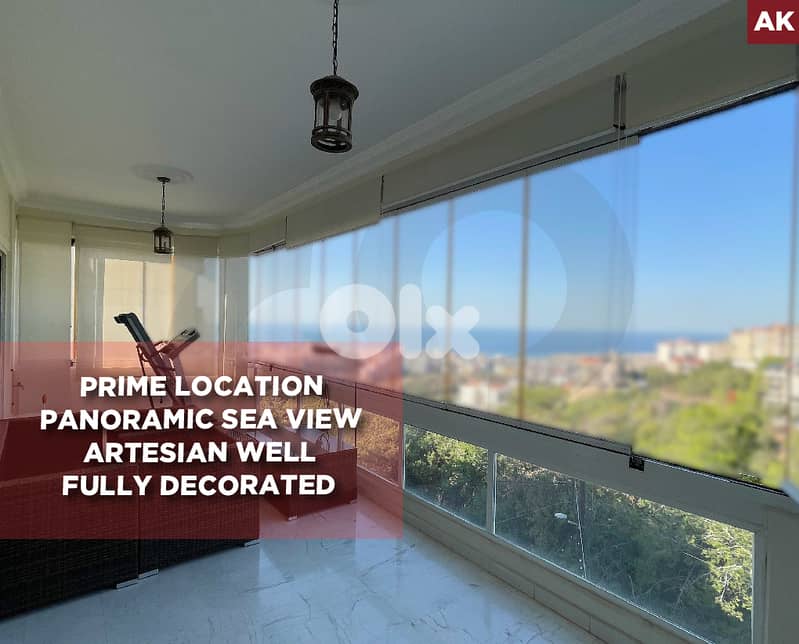prime location- Panoramic sea view- Bchamoun  REF#AK129344 0