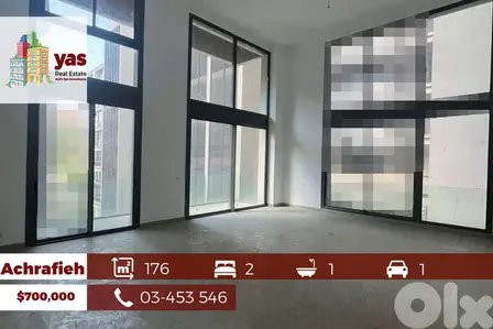 Achrafieh 176m2 | New Building | Calm Street | Prime Location | OH