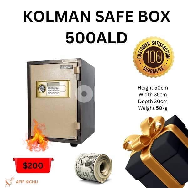 Kolman Safe/Box New all Sizes 1