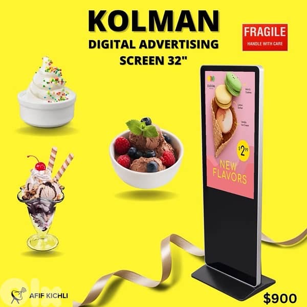 Kolman LED Advertising Screens Smart/WiFi 1