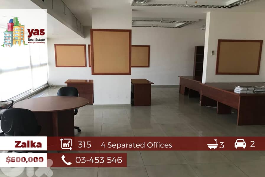 Zalka 315m2 | 4 Separated Offices | Open Space | Semi Furnished | SD 0