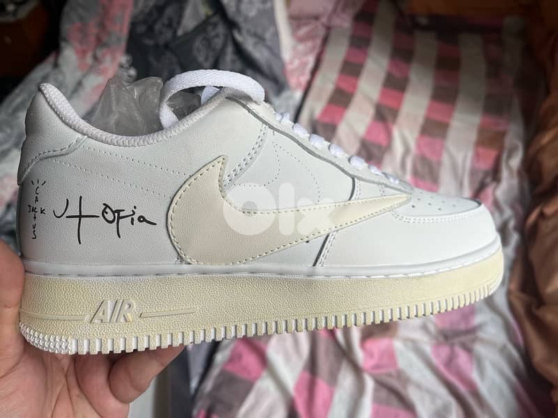 NEW Nike Shoes Air Force Beige and white lastpiece size 43 copy AAAA + 1