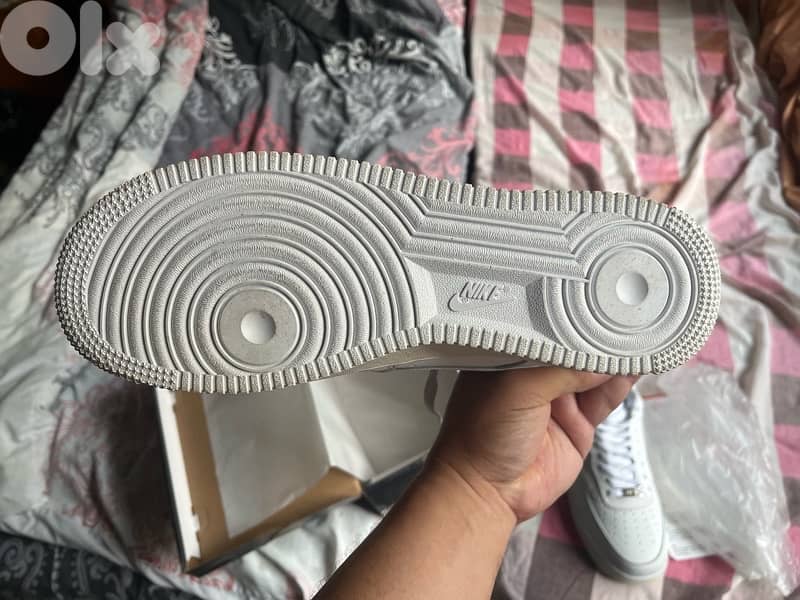 NEW Nike Shoes Air Force Beige and white lastpiece size 43 copy AAAA + 7