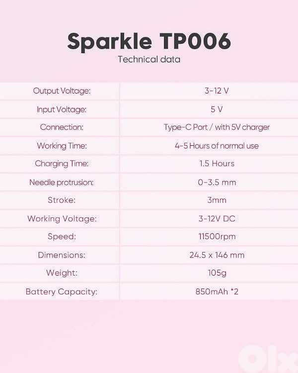 Biomaser Sparkle TP006 PMU TATTOO Machine 6