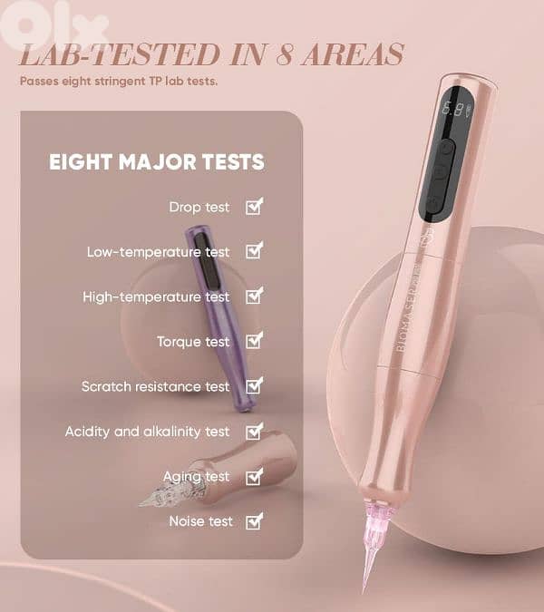 Biomaser P90 PRO Wireless PMU tattoo Pen - Long-Lasting 8