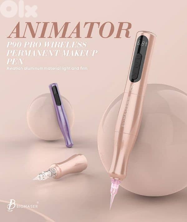 Biomaser P90 PRO Wireless PMU tattoo Pen - Long-Lasting 9