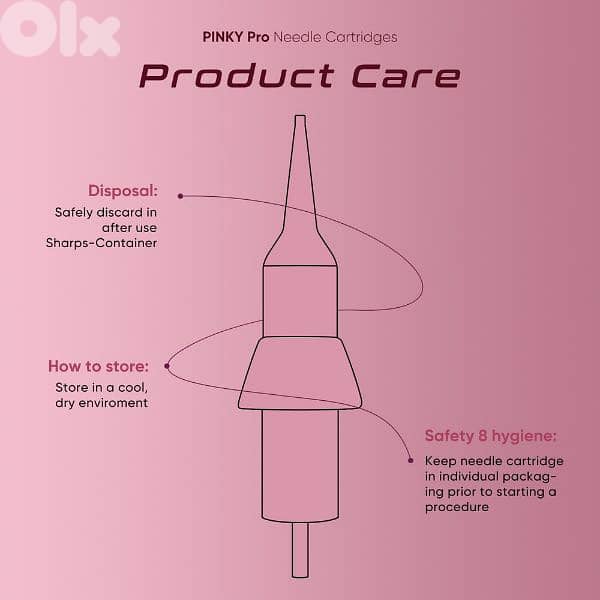 BIOMASER PINKY PRO PMU UNIVERSAL TATTOO CARTRIDGE 2
