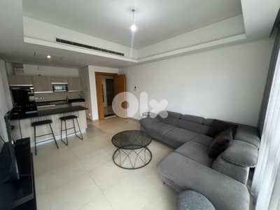 100 sqm one bedroom with 2 bathrooms for rent waterfront dbayeh