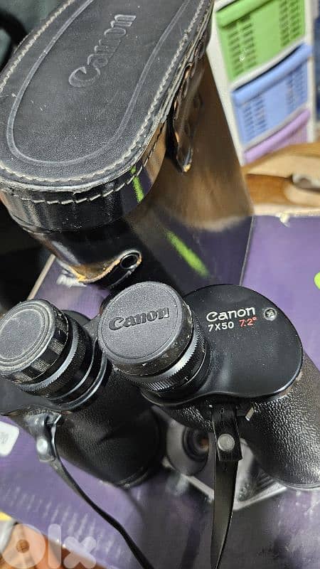 vintage Canon 7x50 binoculars 0