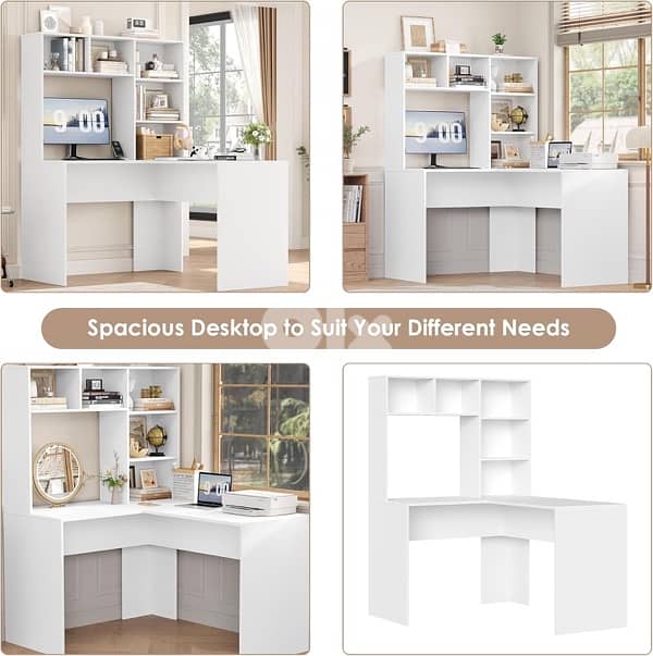 L-shaped desk 4