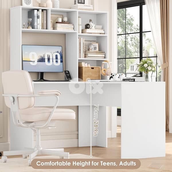 L-shaped desk 8