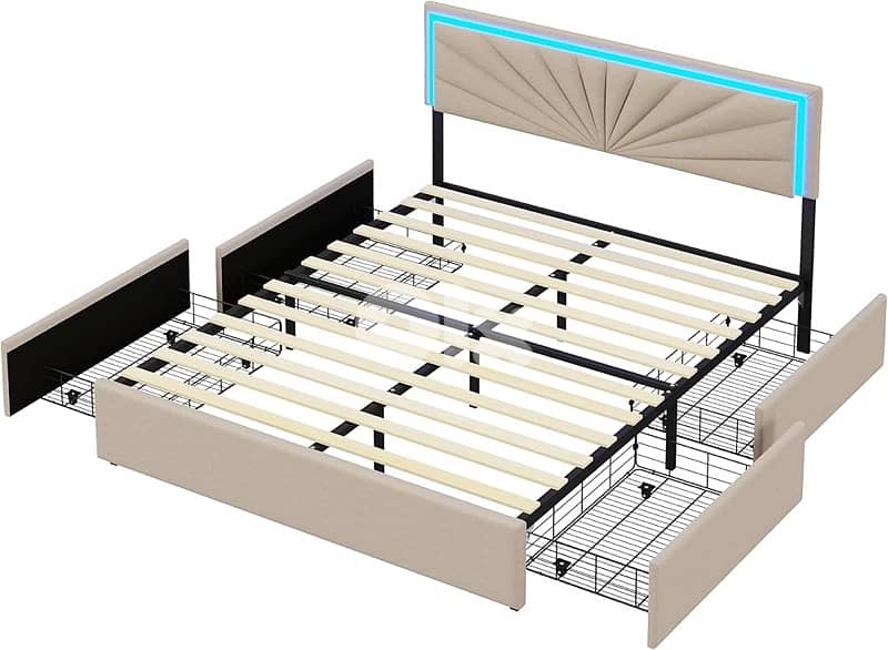 Beige Bed 7