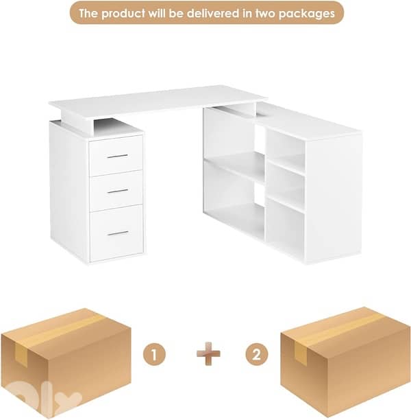 L-shaped desk 5