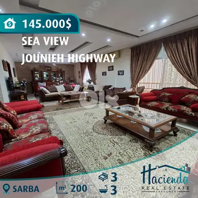 Sea View Aparment For Sale In Sarba Jounieh Highway