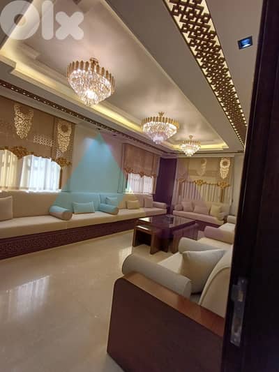 LUX furnished 300m2 apartment+view 4sale in Saadnayel - سعدنايل