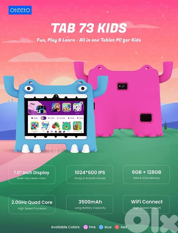 kids tablet available in many models and color, swipe pics to view 1
