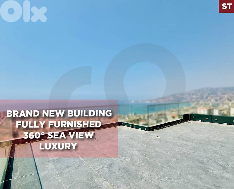 BRAND NEW - 360° Sea View- LUXURY -Jounieh, Ghadir REF#ST129407 0
