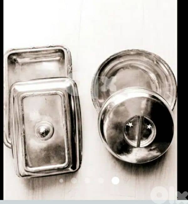 2 plated Vintage Silver Plates 0