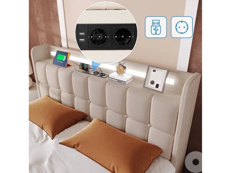 LED Drawers Bed 3