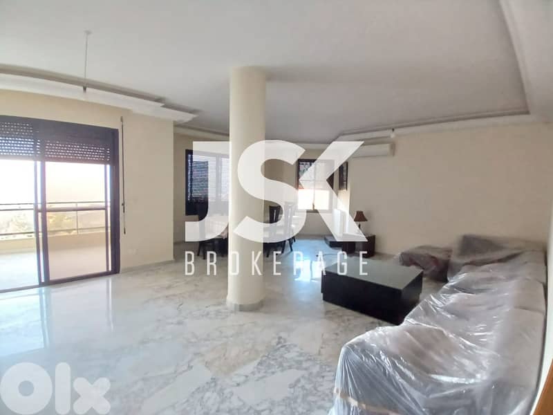L19846 - Fully Furnished Apartment With Nice View For Rent in Biyada 0