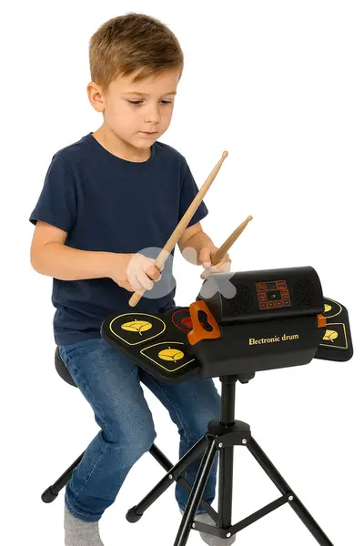 HQC1 Electric Drums with stand and speaker