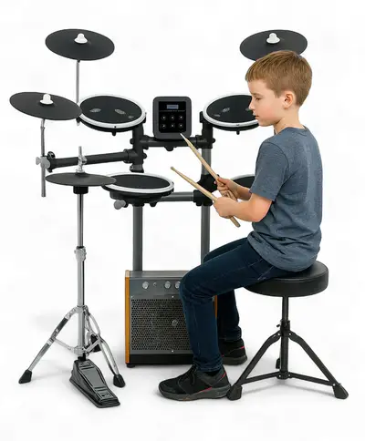 Aiwa DW02 large format digital drums with speaker