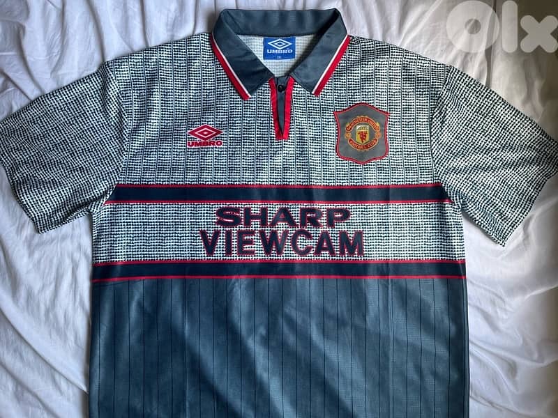 Manchester United 1995 Third umbro jersey beckham 24 2