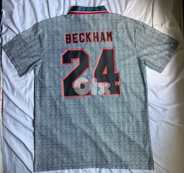 Manchester United 1995 Third umbro jersey beckham 24 3