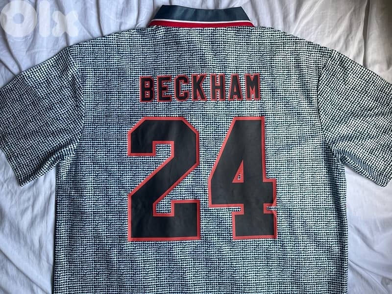 Manchester United 1995 Third umbro jersey beckham 24 4