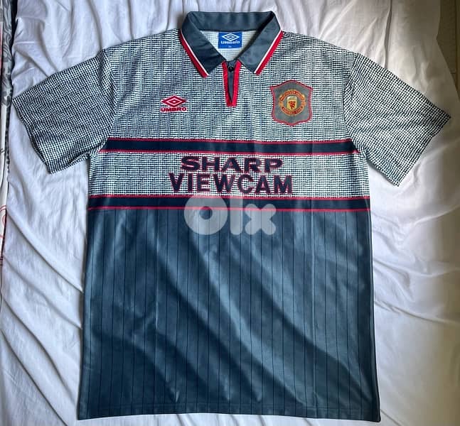 Manchester United 1995 Third umbro jersey beckham 24 5