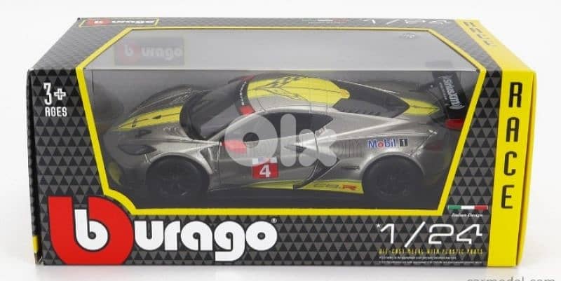 Corvette C8. R diecast car model 1:24. 4