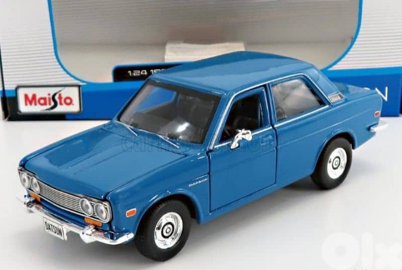 Datsun 510 1971 diecast car model 1;24 0