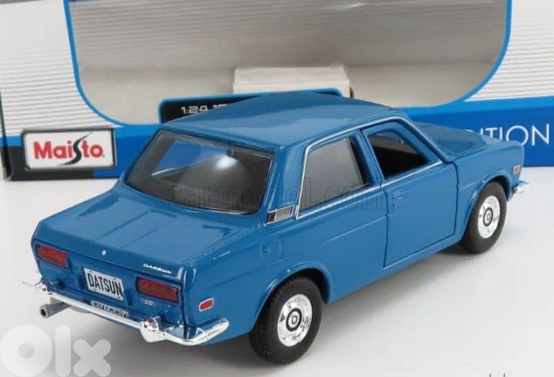 Datsun 510 1971 diecast car model 1;24 2