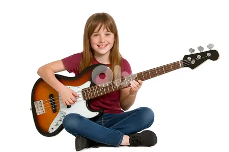 Ara full size 4 strings strato style bass