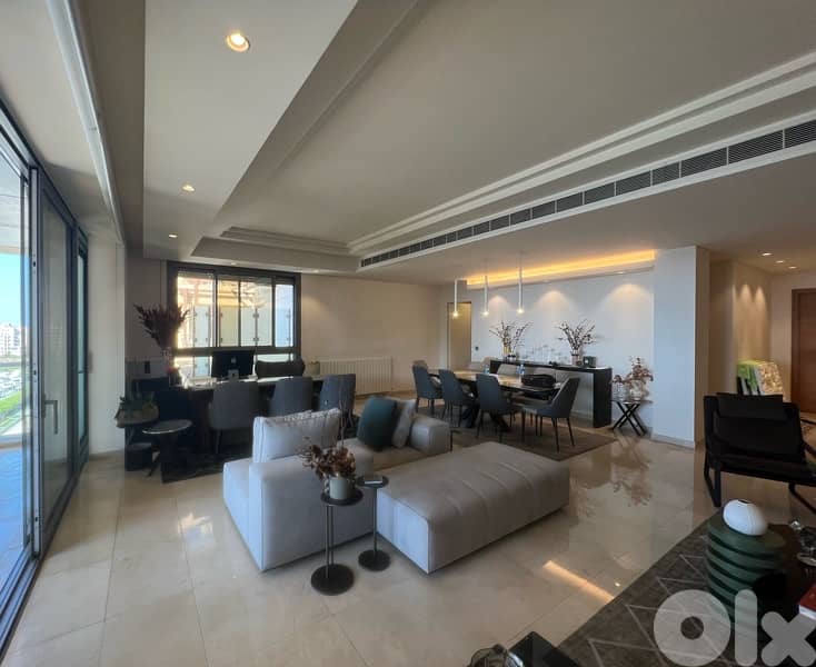 fully furnished 4 bedrooms apartment for rent waterfront city dbayeh 0