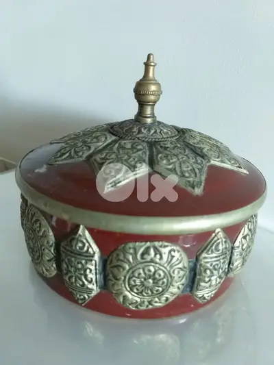 Ceramic & Hand Made Silver Bowl