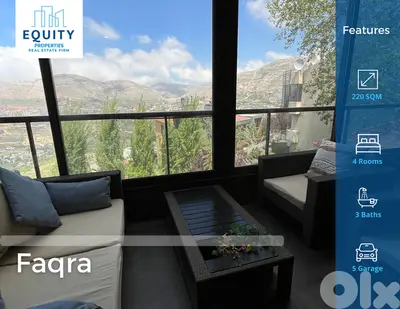 Furnished 220 SQM Apartment For Rent In Faqra شقة للإيجار #RH232976