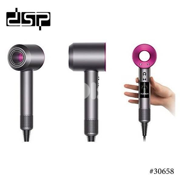 DSP Supersonic 110,000rpm hair dryer + accessories 0
