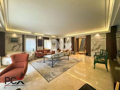 Villa for Rent in Baabda | Garden & Terrace | Sea & Mountain View
