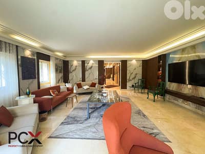 Villa for Rent in Baabda | Garden & Terrace | Sea & Mountain View