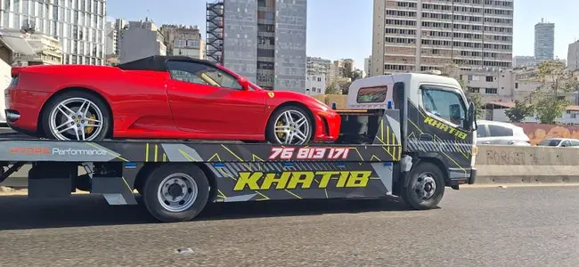 بلاطة هيدروليك لنقل السيارات خدمة سريعة