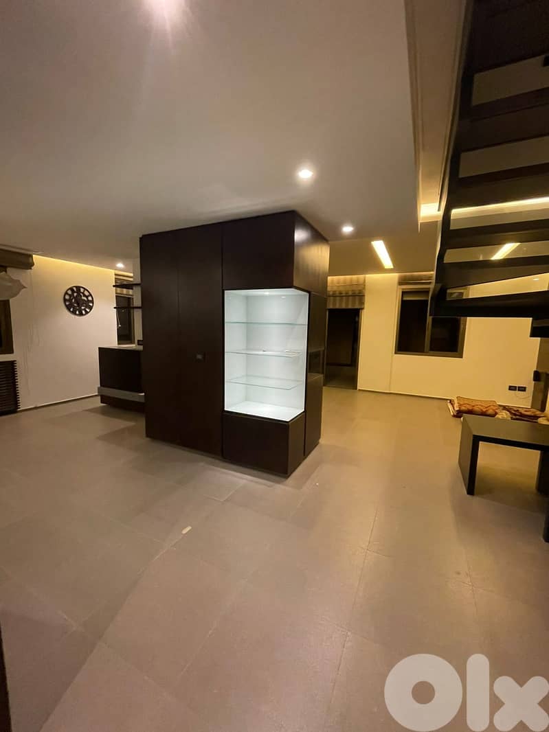 DECORATED DUPLEX FOR SALE IN MANSOURIEH + TERRACES & VIEW, (MA-463) 0