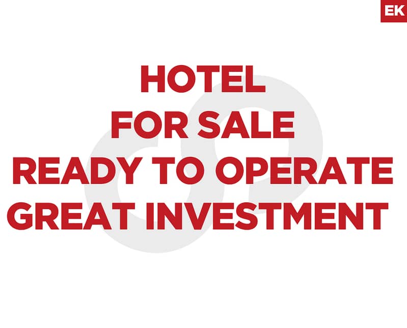 hotel, Ready to operate, Great Investment, jbeil/جبيل REF#EK129539 0