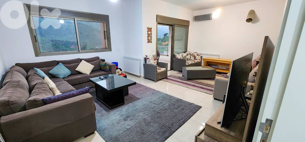 180 SQM Apartment in Qannabet Baabdat, Metn with Amazing Mountain View 0