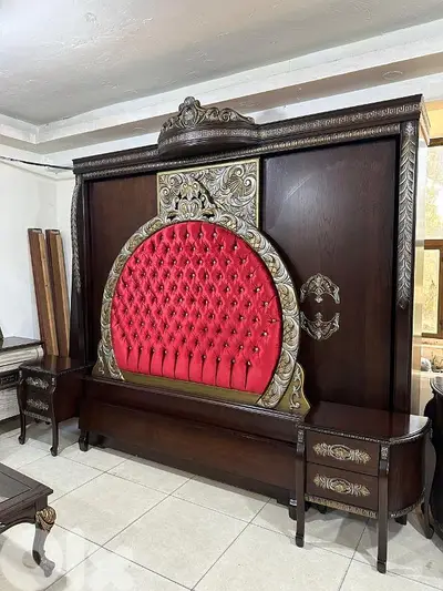 اوضة نوم ملكية سحاب خشب زان ولاتي كلا ملبسة قشر