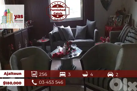 Ajaltoun 256m2 | well Maintained | Furnished | Mountain View |Catch|DA